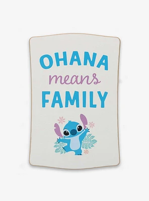 Disney Lilo & Stitch Ohana Means Family Tropical Wood Wall Decor