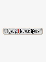 The Nightmare Before Christmas Love Never Dies Wood Wall Decor