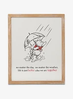 Disney Winnie The Pooh Better Together Framed Wood Wall Decor