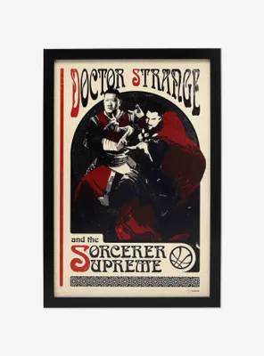 Marvel Doctor Strange And The Sorcerer Supreme Framed Wood Wall Decor