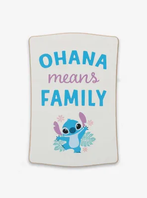 Disney Lilo & Stitch Ohana Means Family Tropical Wood Wall Decor