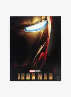 Marvel Iron Man Movie Poster Framed Wood Wall Decor