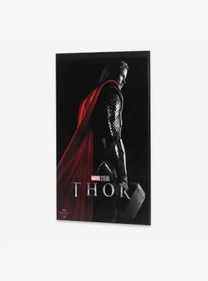 Marvel Thor Movie Poster Framed Wood Wall Decor