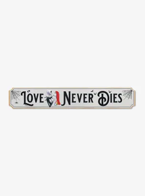The Nightmare Before Christmas Love Never Dies Wood Wall Decor