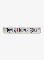 The Nightmare Before Christmas Love Never Dies Wood Wall Decor