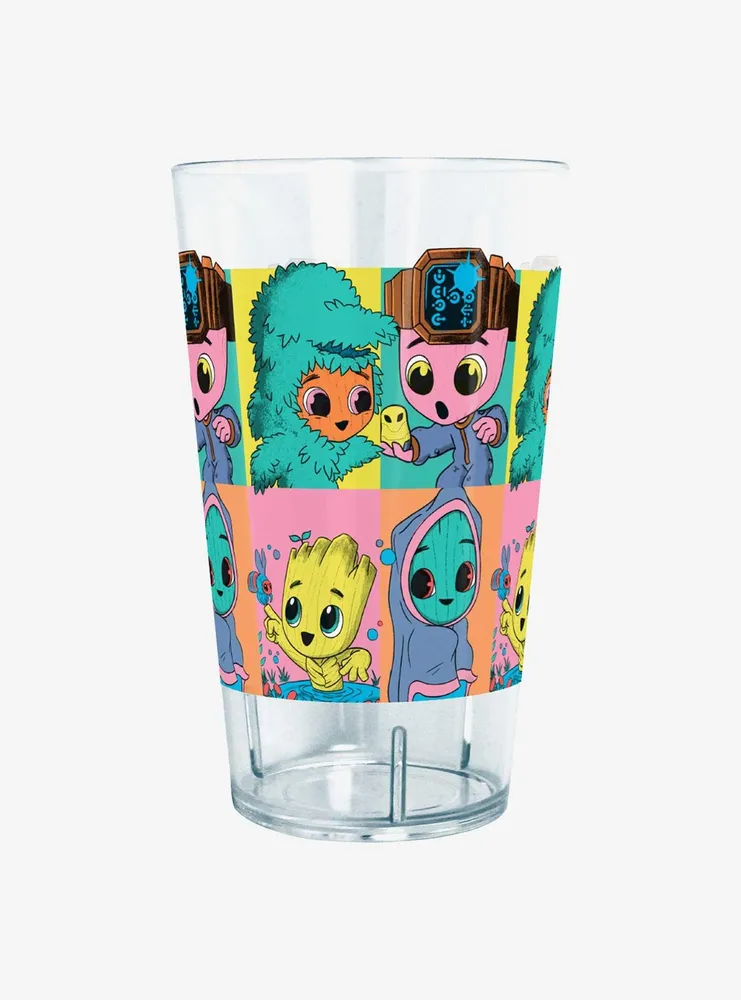 Boxlunch Marvel Guardians of the Galaxy Groot Pop Art Water Bottle