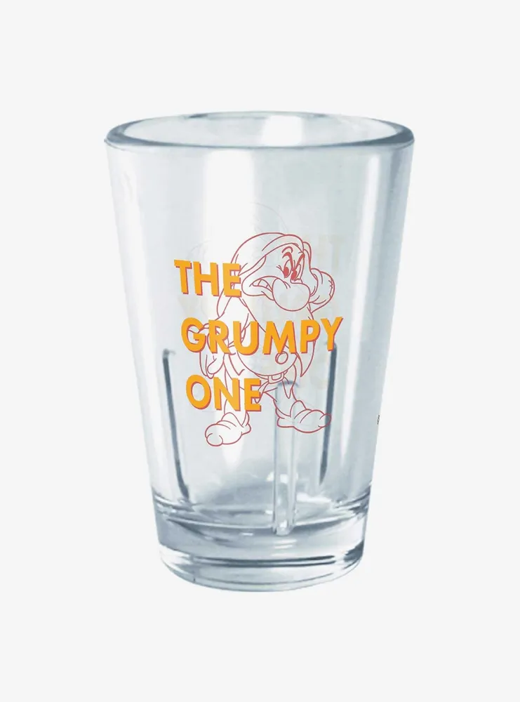 Disney Snow White and the Seven Dwarfs The Grumpy One Mini Glass