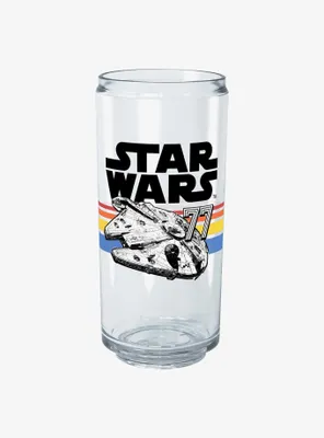 Star Wars Vintage Falcon Stripes Can Cup