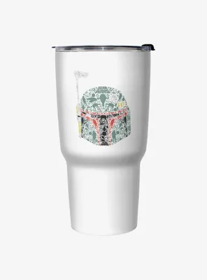Star Wars Boba Helmet Icons Travel Mug
