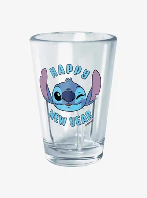 Disney Lilo & Stitch Happy New Year Stitch Wink Mini Glass