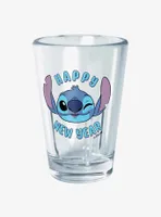 Disney Lilo & Stitch Happy New Year Stitch Wink Mini Glass
