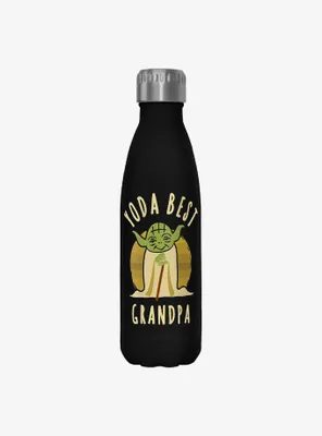 Star Wars Best Grandpa Yoda Says Water Bottle