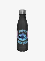 Disney Lilo & Stitch Happy New Year Stitch Wink Water Bottle