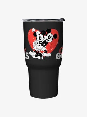 Disney Mickey Mouse Mickey and Minnie Couple Goals Travel Mug