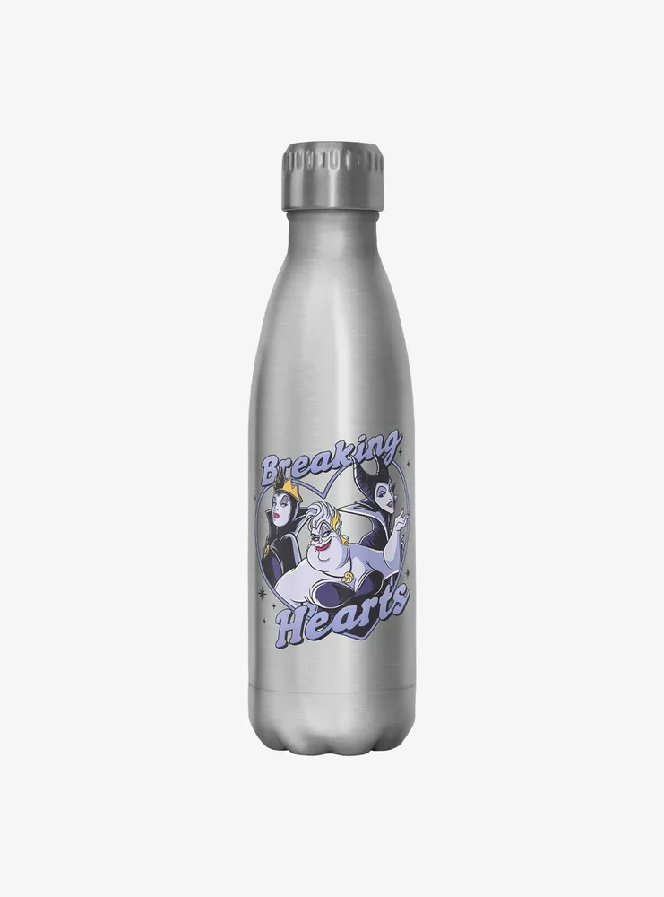 Disney Villains Breaking Hearts Water Bottle