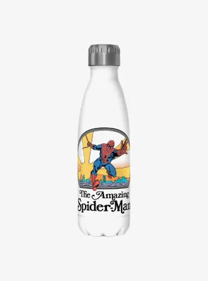 Marvel Spider-Man Amazing Spiderman 70's Water Bottle