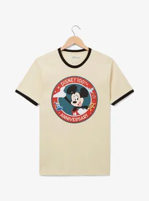 Disney 100th Anniversary Mickey Mouse Ringer T-Shirt - BoxLunch Exclusive