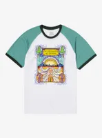 the Lord of Rings Stained Glass Portrait Raglan T-Shirt - BoxLunch Exclusive