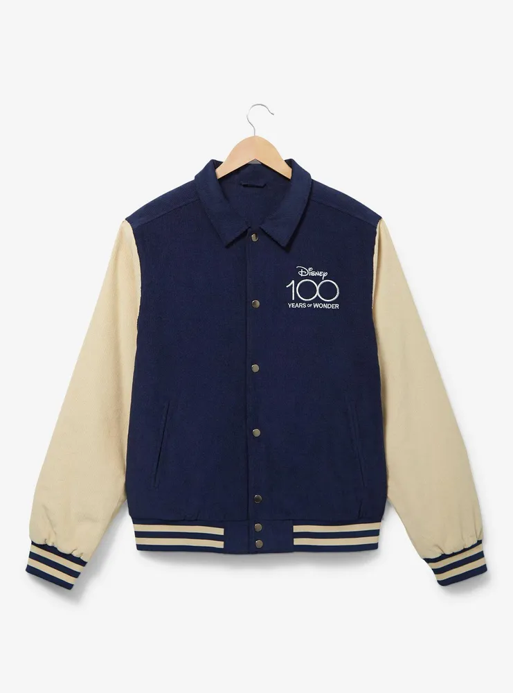 Disney 100 Mickey Mouse Collared Varsity Jacket - BoxLunch Exclusive