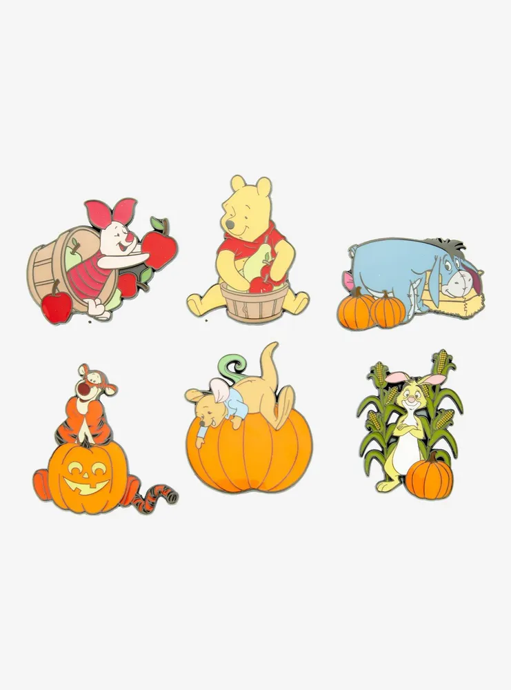 Loungefly Disney Winnie the Pooh Fall Characters Blind Box Enamel Pin - BoxLunch Exclusive