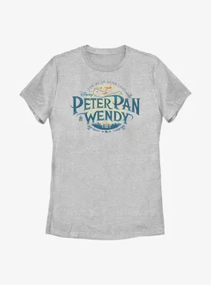 Disney Peter Pan & Wendy To Neverland Title Womens T-Shirt