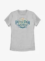 Disney Peter Pan & Wendy To Neverland Title Womens T-Shirt