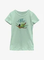 Disney Peter Pan & Wendy Tinker Bell Always Fly Youth Girls T-Shirt