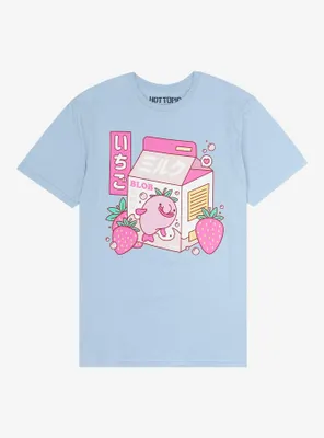 Hello Kitty Strawberry Milk Tie-Dye Girls T-Shirt