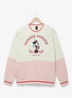 Disney Minnie Mouse Portrait Panel Crewneck - BoxLunch Exclusive