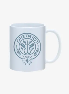 Hunger Games District 4 Symbol Mug 11oz