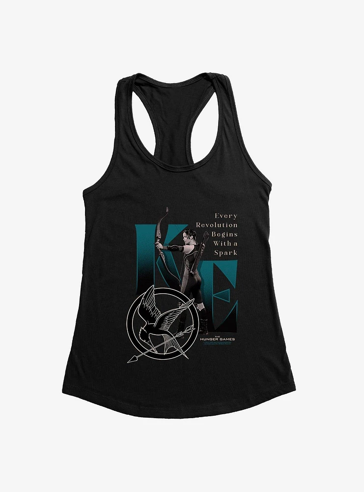 Hunger Games Katniss Everdeen Spark Revolution Girls Tank