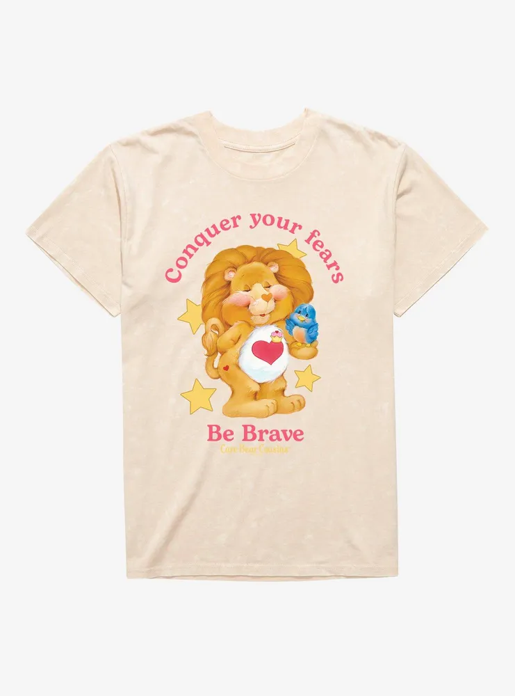 Care Bear Cousins Brave Heart Lion Be Mineral Wash T-Shirt