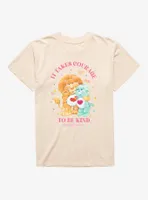 Care Bear Cousins Brave Heart Lion & Gentle Lamb Be Kind Mineral Wash T-Shirt