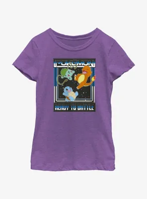 Pokemon Ready To Battle Youth Girls T-Shirt