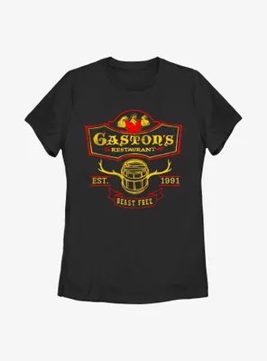 Disney Beauty And The Beast Gaston's Restaurant Womens T-Shirt