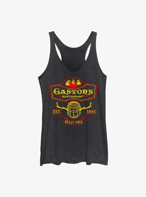 Disney Beauty And The Beast Gaston's Restaurant Womens Tank Top