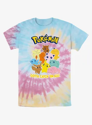 Pokemon Gotta Catch 'Em All Tie-Dye T-Shirt