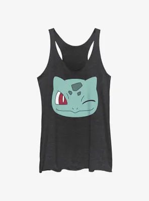 Pokemon Bulbasaur Wink Face Womens Tank Top