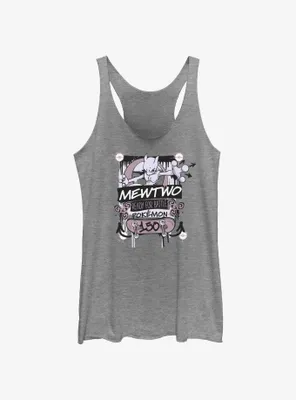 Pokemon Mewtwo Ready For Battle Womens Tank Top