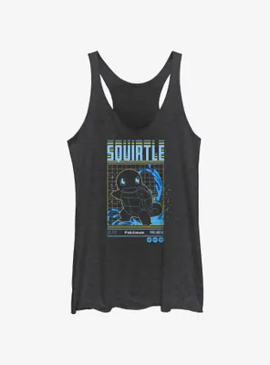 Pokemon Squirtle Grid Womens Tank Top