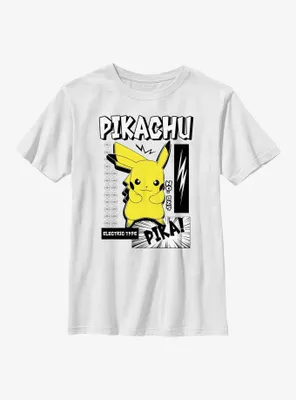 Pokemon Pikachu Poster Youth T-Shirt