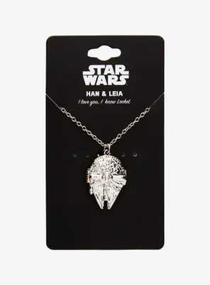 Star Wars Millennium Falcon Han & Lei Necklace