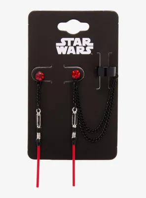 Star Wars Darth Vader Lightsaber Cuff Earrings
