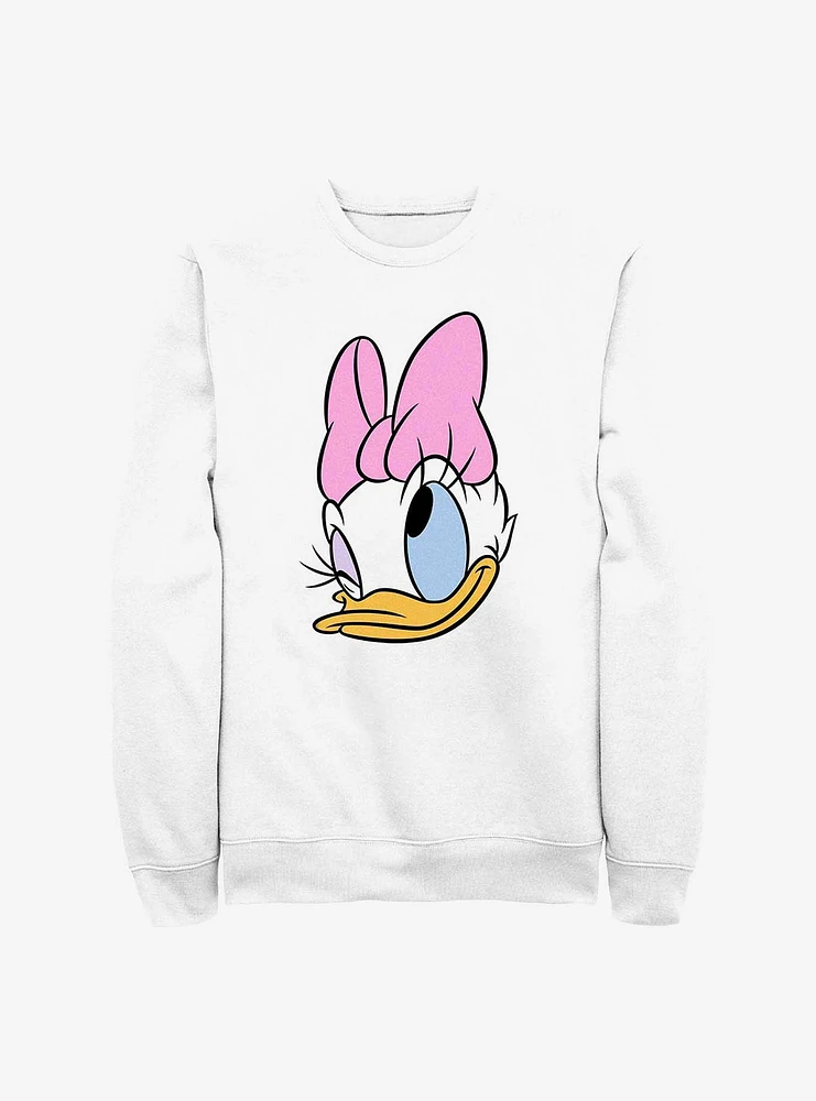 Disney Daisy Duck Winking Face Sweatshirt