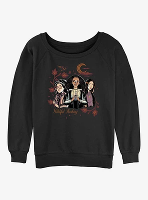 Disney Hocus Pocus Witchful Thinking Izzie, Becca, Cassie Girls Sweatshirt