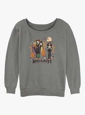 Disney Hocus Pocus Reclaim The Flame Girls Sweatshirt