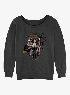 Disney Hocus Pocus Witchy Vibes Girls Sweatshirt