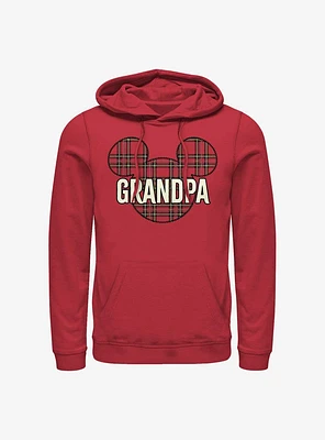 Disney Mickey Mouse Grandpa Holiday Patch Hoodie
