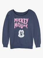 Disney Mickey Mouse Scared Face Girls Sweatshirt