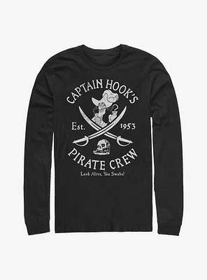 Disney Peter Pan Captain Hook Pirate Crew Long-Sleeve T-Shirt